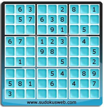 Sudoku von einfacher höhe