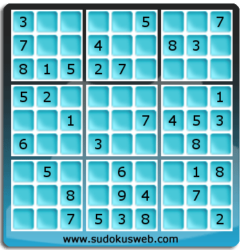 Sudoku von einfacher höhe