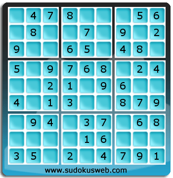 Sudoku de Niveau Très Facile