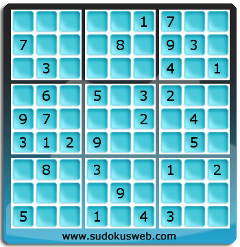 Sudoku von mittelmässiger höhe