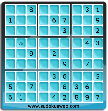 Sudoku von mittelmässiger höhe