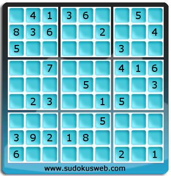 Sudoku von mittelmässiger höhe