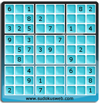 Sudoku von mittelmässiger höhe