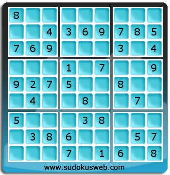 Sudoku von einfacher höhe