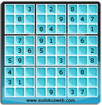 Sudoku von mittelmässiger höhe