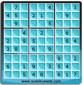 Sudoku von einfacher höhe