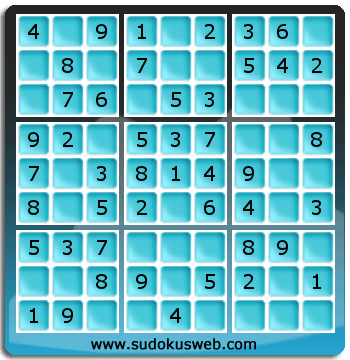 Nivel Muito Facil de Sudoku Nivel Muito Facil de Sudoku
