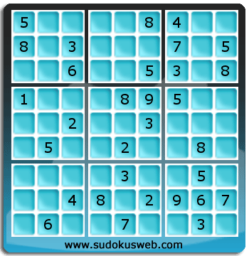 Sudoku von mittelmässiger höhe