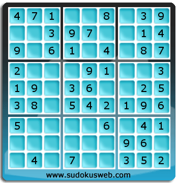 Sudoku de Nivel Muy Fácil