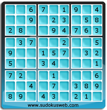 Sudoku von sehr einfacher höhe