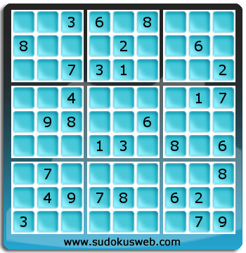 Sudoku von mittelmässiger höhe