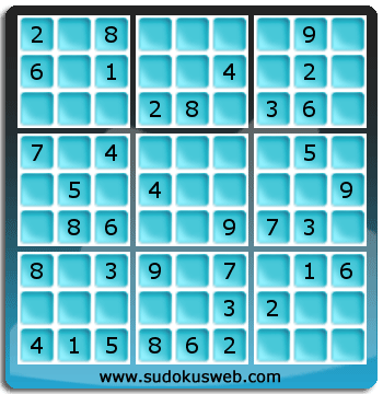 Sudoku von einfacher höhe