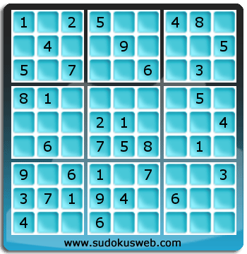 Sudoku von einfacher höhe