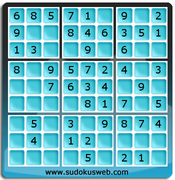 Sudoku von sehr einfacher höhe