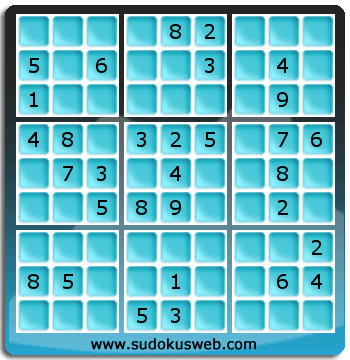 Sudoku von mittelmässiger höhe