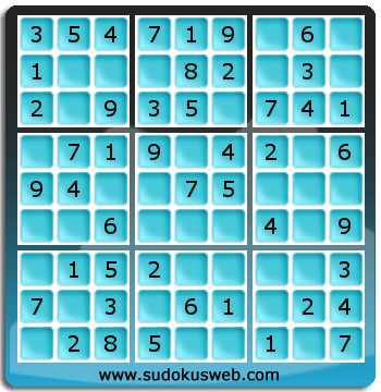 Sudoku von sehr einfacher höhe