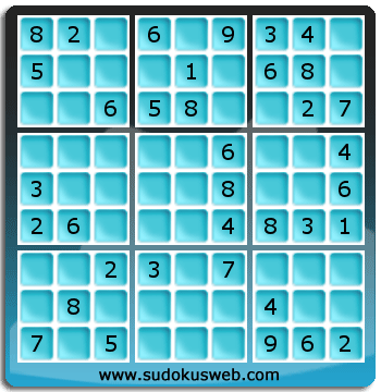 Sudoku von einfacher höhe