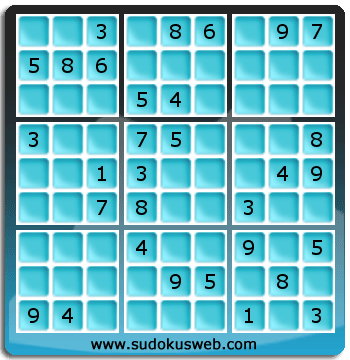 Sudoku von mittelmässiger höhe