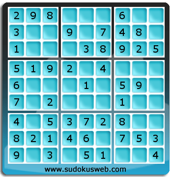 Sudoku de Nivel Muy Fácil