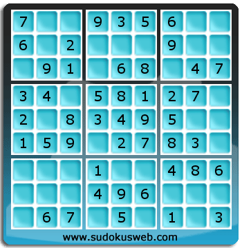 Sudoku de Nivel Muy Fácil