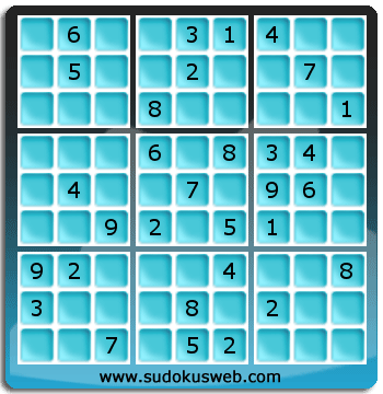 Sudoku von mittelmässiger höhe