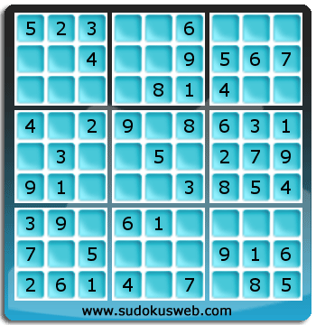 Sudoku von sehr einfacher höhe