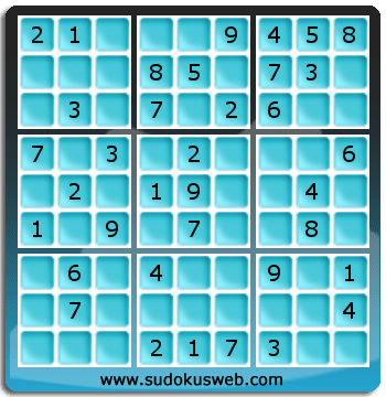 Sudoku von einfacher höhe