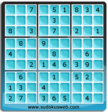 Sudoku de Nivel Fácil Sudoku de Nivel Fácil