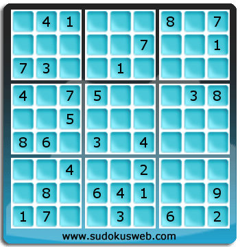 Sudoku von mittelmässiger höhe