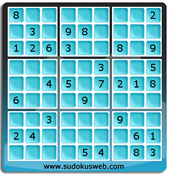 Sudoku von mittelmässiger höhe