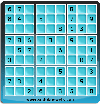 Sudoku von einfacher höhe