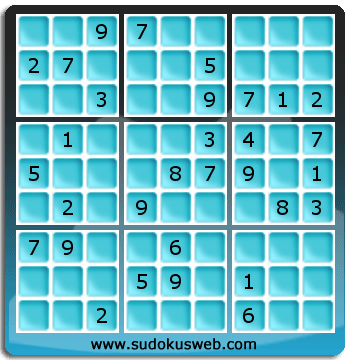 Sudoku von mittelmässiger höhe