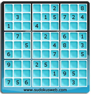 Sudoku von mittelmässiger höhe