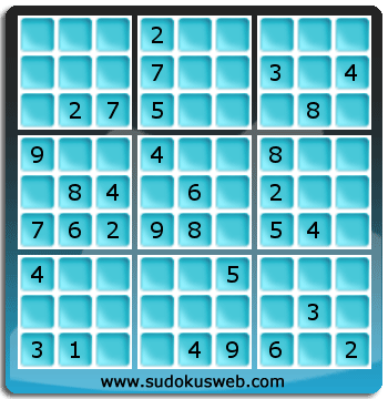 Sudoku von mittelmässiger höhe