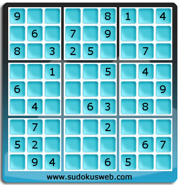 Sudoku von mittelmässiger höhe