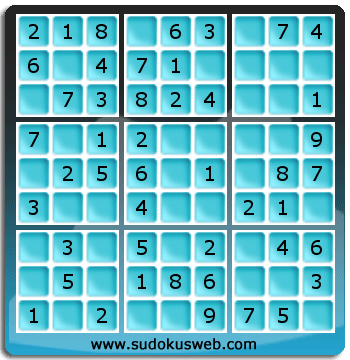 Sudoku de Niveau Très Facile Sudoku de Niveau Très Facile