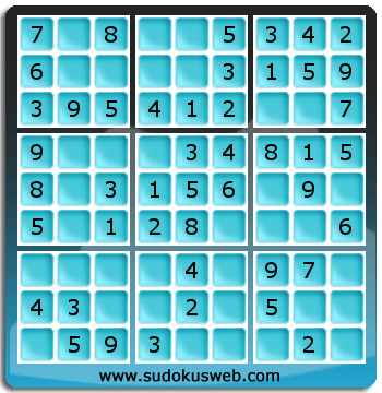 Sudoku de Niveau Très Facile