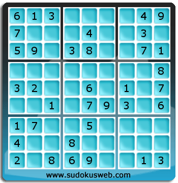 Sudoku de Niveau Facile Sudoku de Niveau Facile