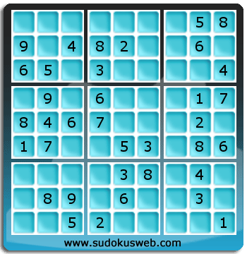 Sudoku de Niveau Facile Sudoku de Niveau Facile