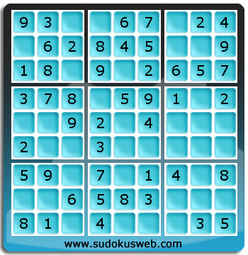 Sudoku de Niveau Très Facile Sudoku de Niveau Très Facile