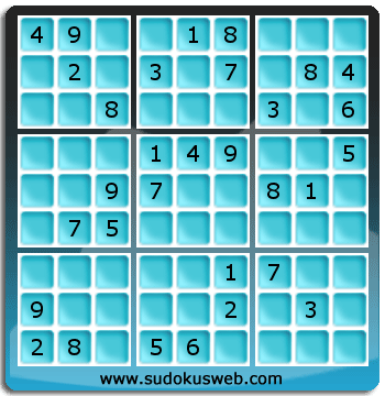 Sudoku von mittelmässiger höhe