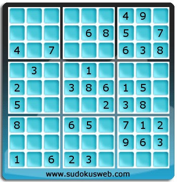 Sudoku von einfacher höhe