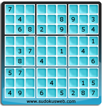 Sudoku von mittelmässiger höhe