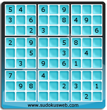 Sudoku von mittelmässiger höhe