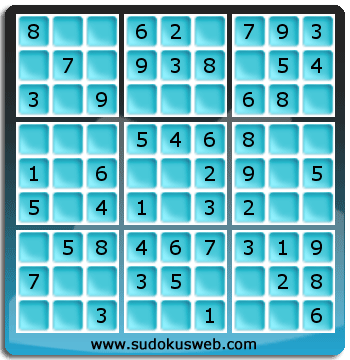 Sudoku de Niveau Très Facile Sudoku de Niveau Très Facile