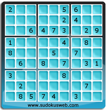 Sudoku von mittelmässiger höhe