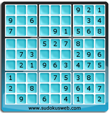 Sudoku de Niveau Très Facile Sudoku de Niveau Très Facile