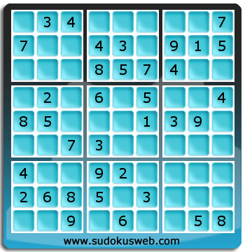 Sudoku von einfacher höhe