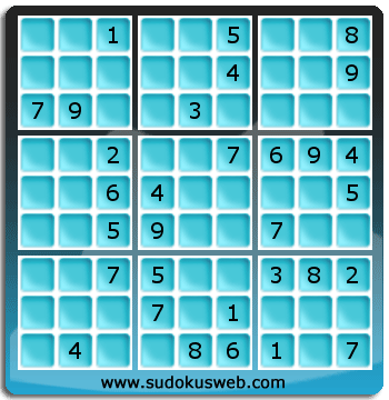 Sudoku von mittelmässiger höhe