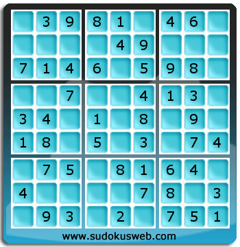 Nivel Muito Facil de Sudoku Nivel Muito Facil de Sudoku